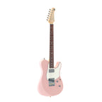 Yamaha Pacifica PACP11S electric guitar in ash pink with a sleek body and six strings, showcasing its professional design and hardware.