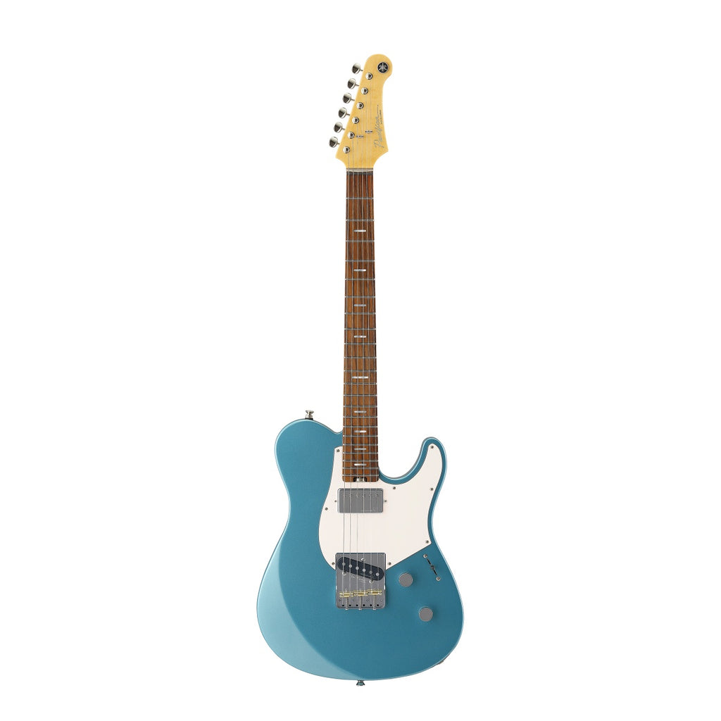 Yamaha Pacifica PACP11SBMB electric guitar in Breeze Metallic Blue, showcasing its sleek body and six-string design.