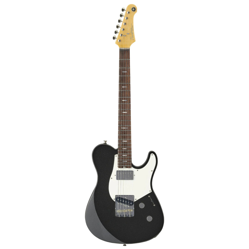 Yamaha Pacifica PACP11SBM electric guitar in black metallic finish, showcasing its sleek body and six-string design.