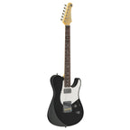 Yamaha Pacifica PACP11SBM electric guitar in black metallic finish, showcasing its sleek body and hardware details.