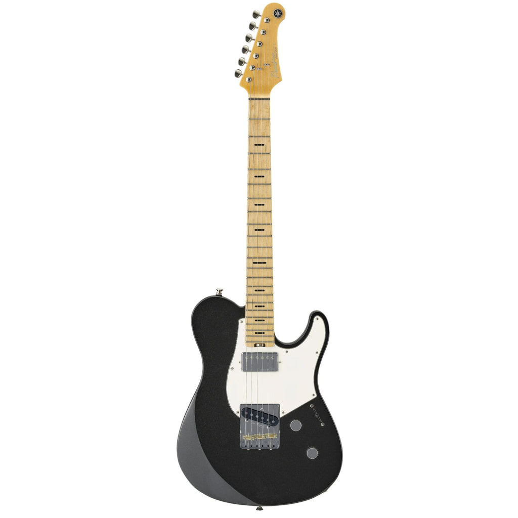 Yamaha Pacifica PACP11SMBM electric guitar in black metallic finish, showcasing its sleek body and hardware details.
