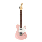 Yamaha Pacifica Standard Plus PACS+11S electric guitar with ash pink finish, showcasing the guitar's body and hardware details.