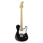Yamaha Pacifica Standard Plus PACS+11SM electric guitar in black with double-cutaway body and chrome hardware.