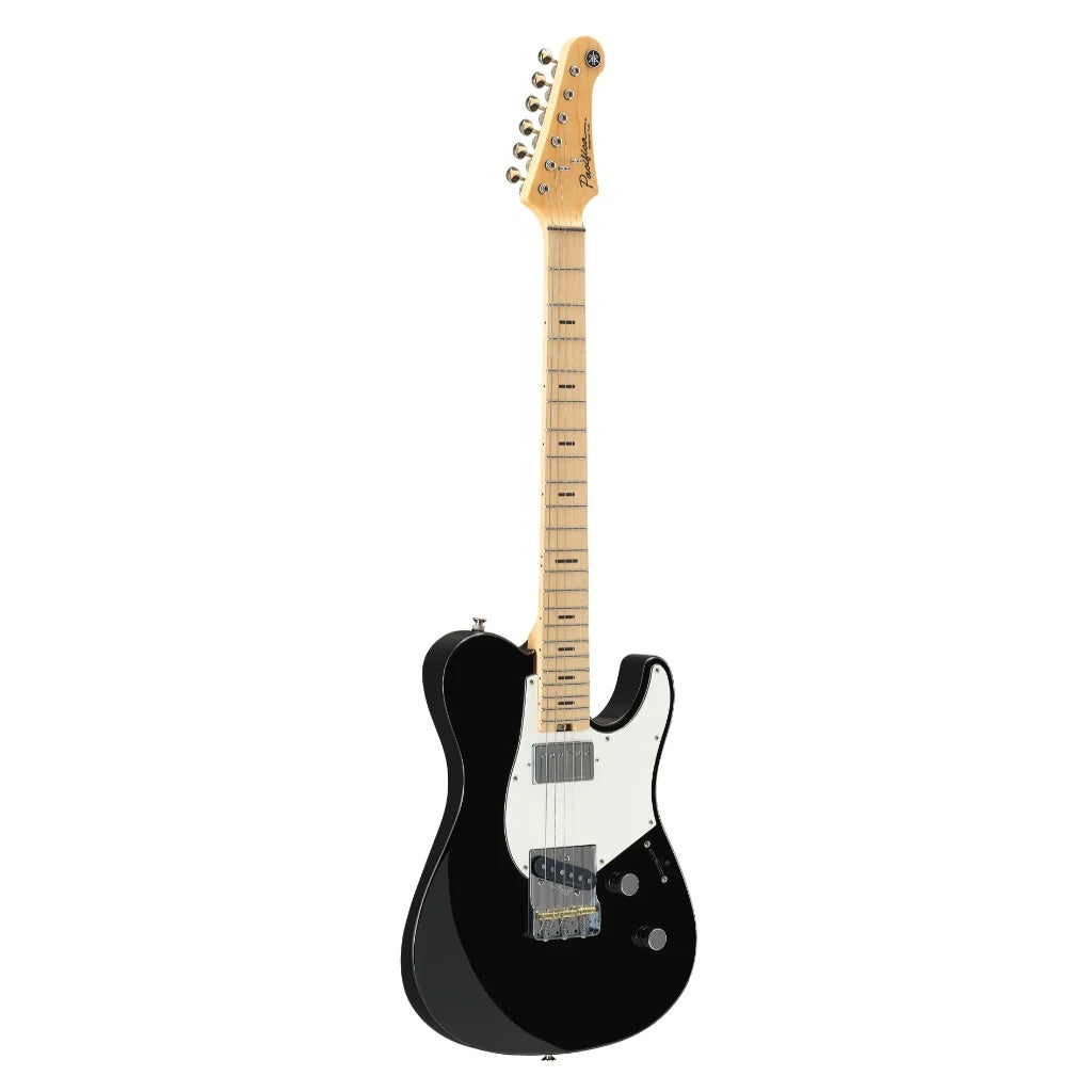 Yamaha Pacifica Standard Plus PACS+11SM black electric guitar with double-cut body and chrome hardware.