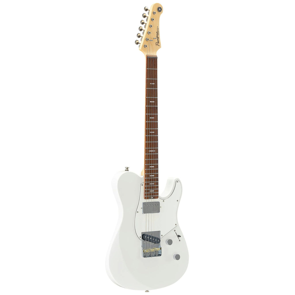 Yamaha Pacifica Standard Plus PACS+11S electric guitar in shell white with a sleek body and chrome hardware.