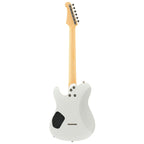 Yamaha Pacifica Standard Plus PACS+11S electric guitar in shell white with a sleek body and six strings, showcasing its hardware and finish.