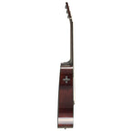 Yamaha TAG1CNT C Transacoustic acoustic guitar in natural gloss finish, showcasing the wooden body and fretboard.