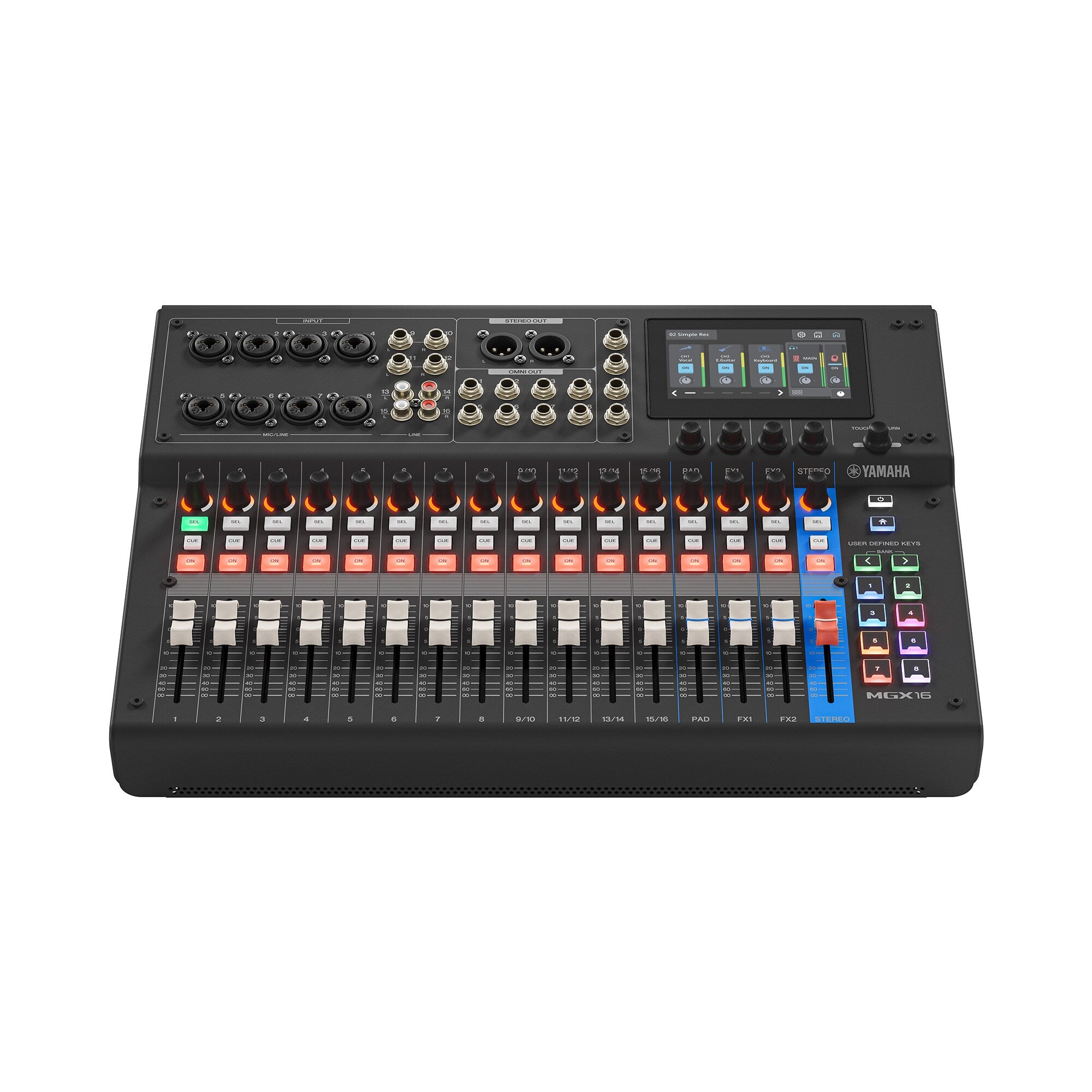 Yamaha MGX16 Digital Mixing Console – Black