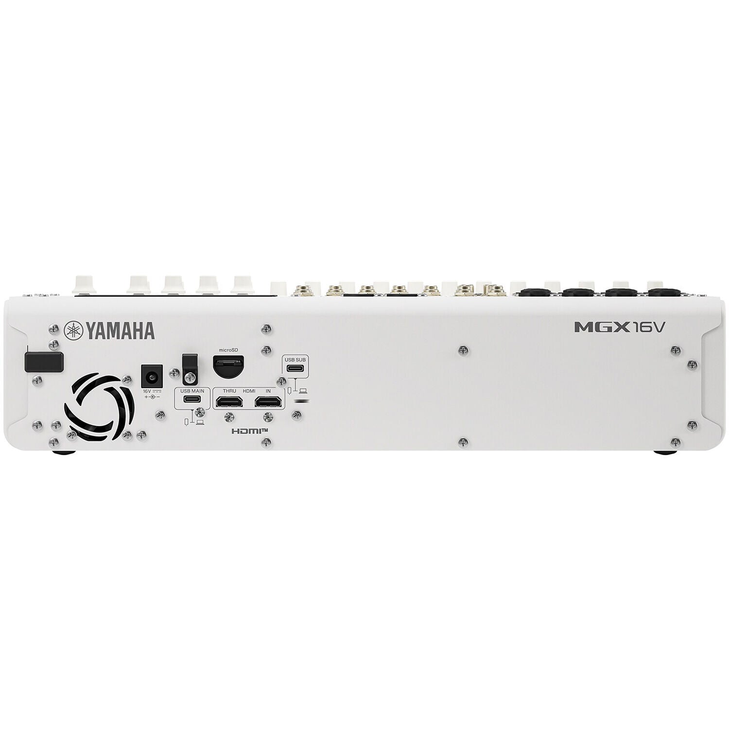 Yamaha MGX16V Digital Mixing Console With Video Interface – White