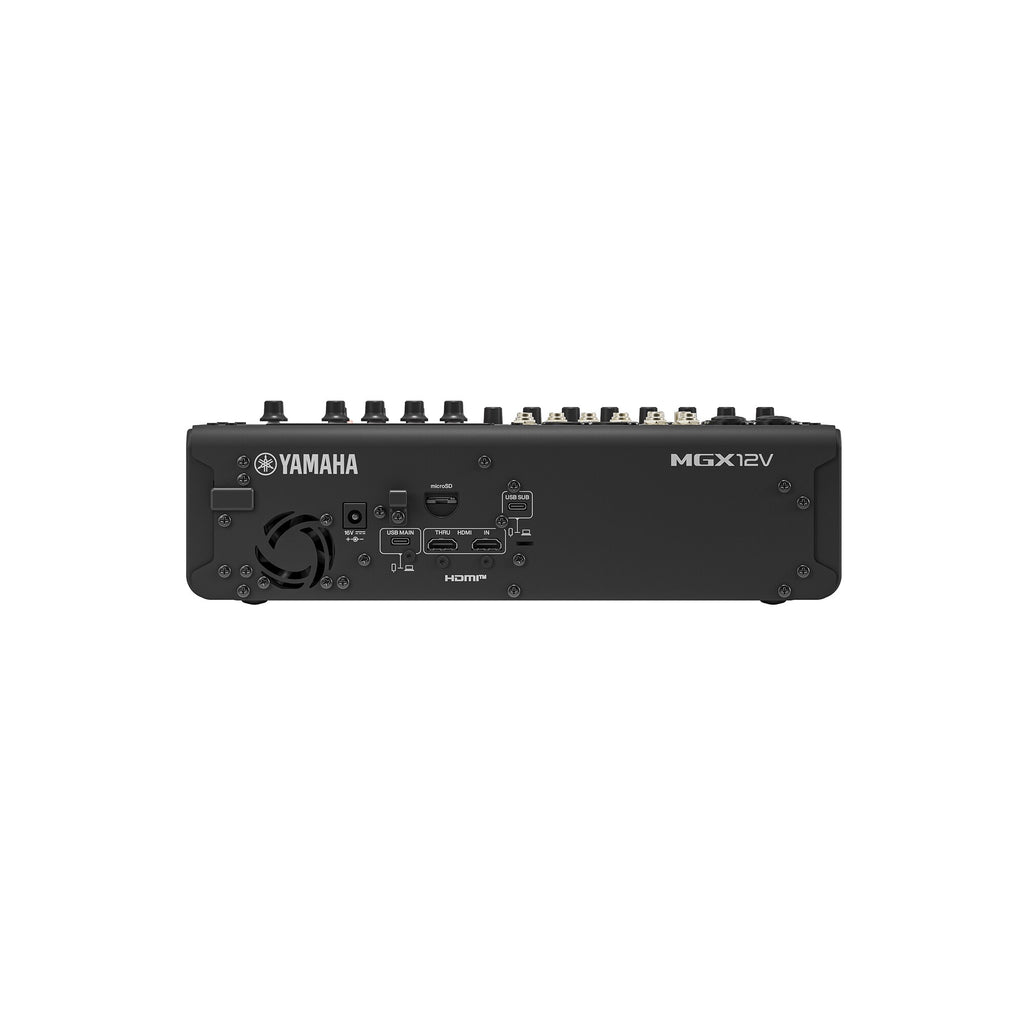 Yamaha MGX12V Digital Mixing Console With Video Interface - Black