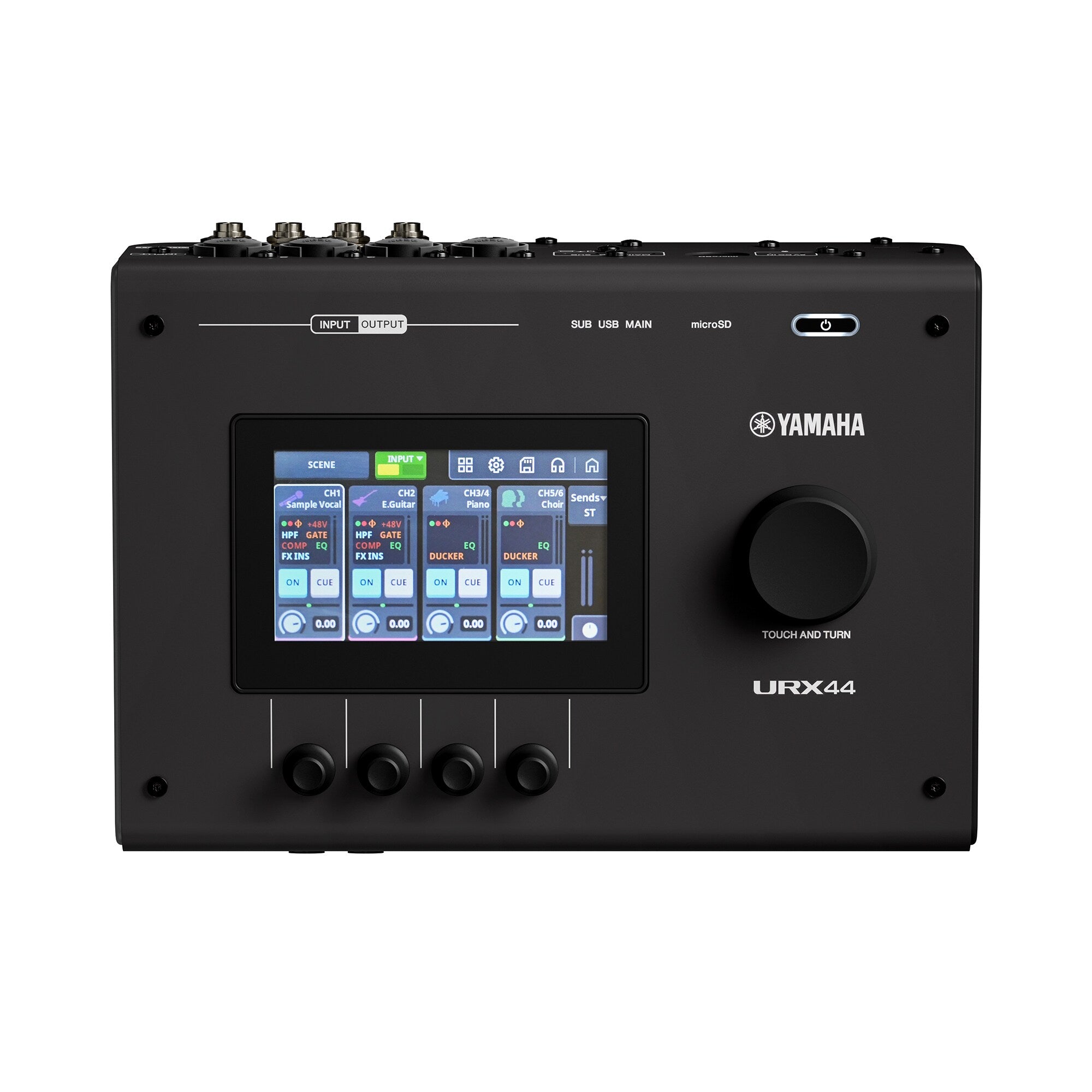 Yamaha URX44 Audio Interface / Mixerface – Black