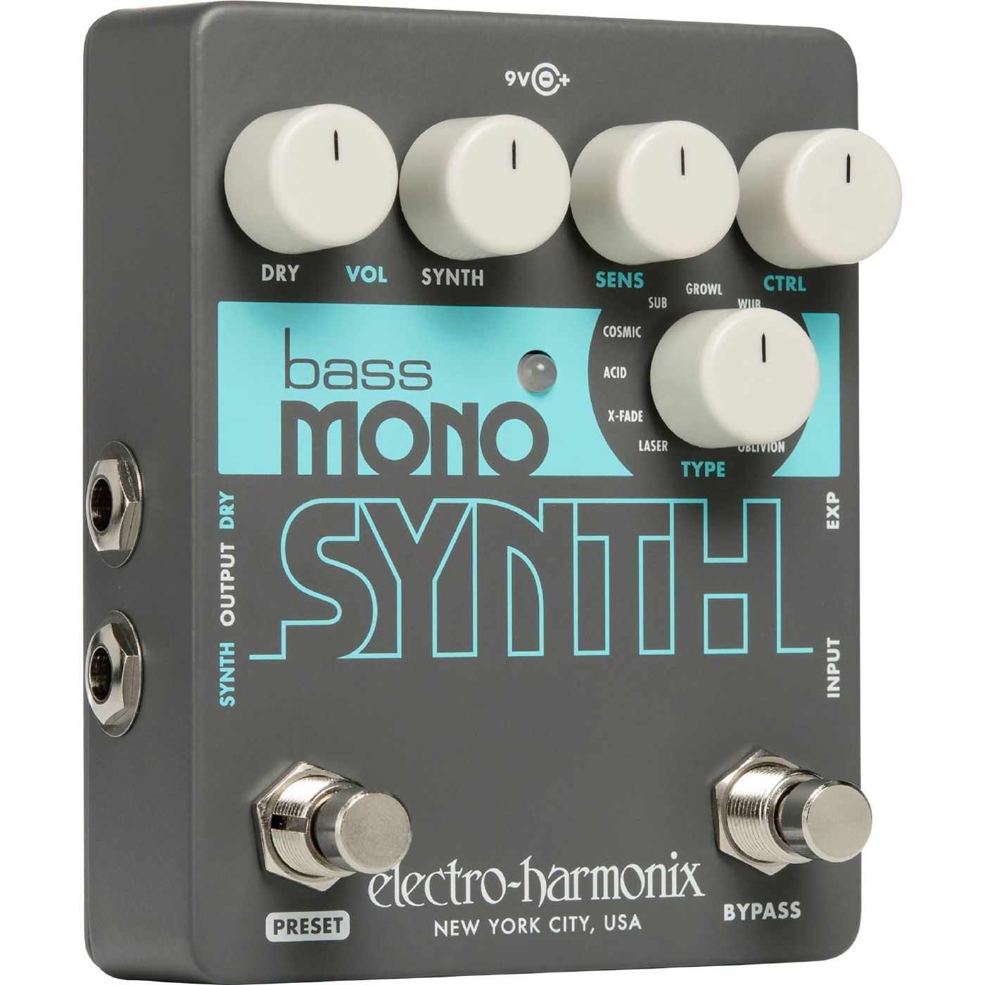 Electro Harmonix Bass Mono Synth Effects Pedal