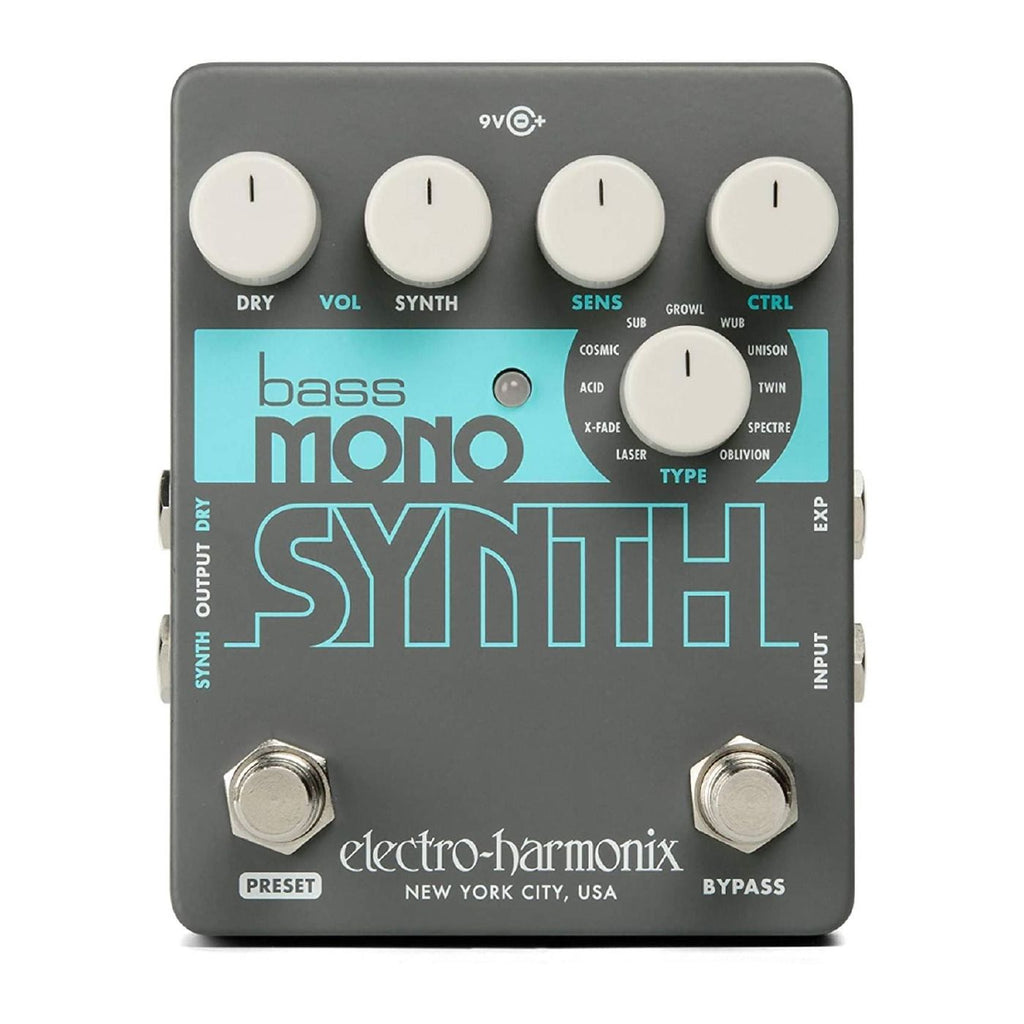 Electro Harmonix Bass Mono Synth Effects Pedal