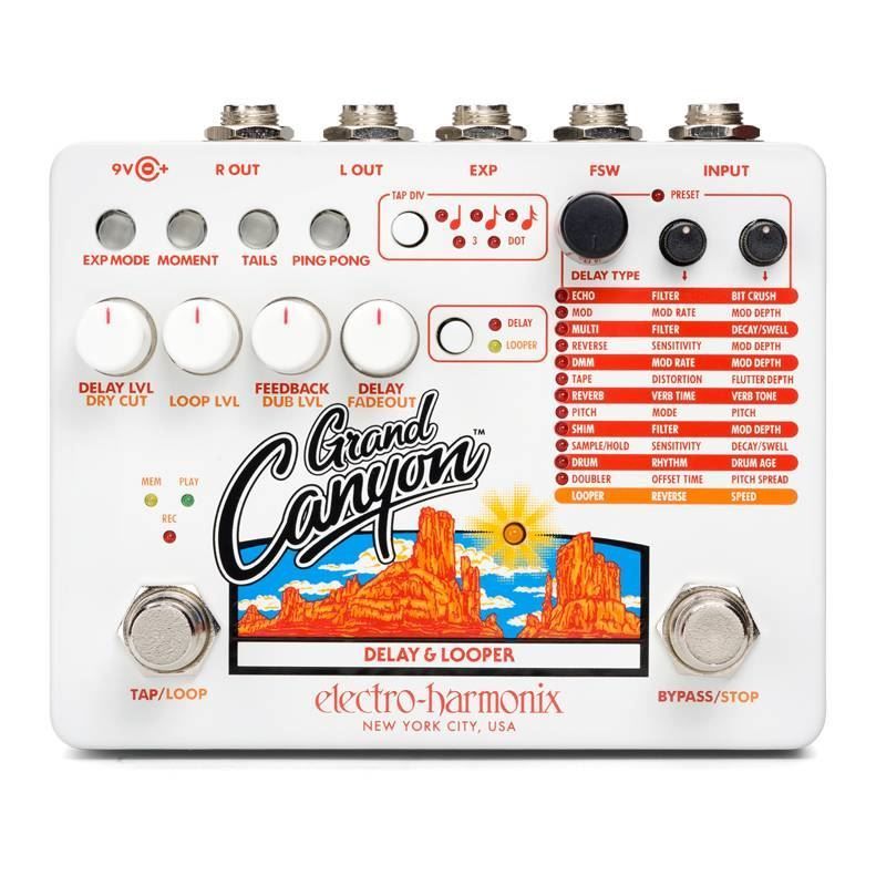 Electro Harmonix Grand Canyon Effects Pedal