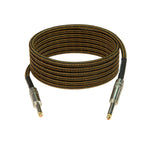 Klotz 59'er Vintage Guitar Cable 4.5m Tweed/Gold Tip - Straight