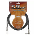 Klotz 59'er Vintage Guitar Cable 4.5m Tweed/Gold Tip - Angle