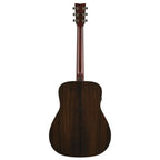 Yamaha FG7 RX acoustic guitar in natural finish, showcasing its wooden body, neck, and strings on a plain background.