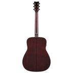 Yamaha FG7 MX acoustic guitar in natural finish, showing the body, neck, and strings, ideal for musical performance and practice.
