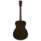 Yamaha FS7 RX acoustic guitar in natural wood finish with a spruce top and rosewood fingerboard, showcasing its elegant craftsmanship.