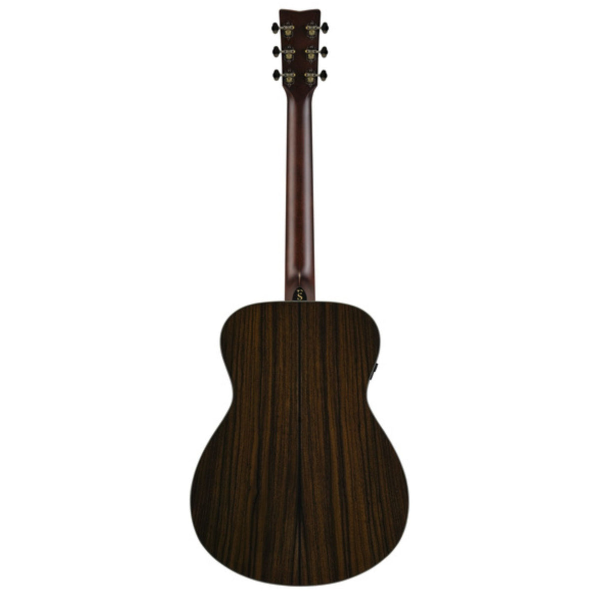 Yamaha FS7 RX acoustic guitar in natural wood finish with a spruce top and rosewood fingerboard, showcasing its elegant craftsmanship.