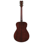 Yamaha FS7 MX acoustic guitar in natural finish, showcasing its wooden body, neck, and six-string design on a plain background.