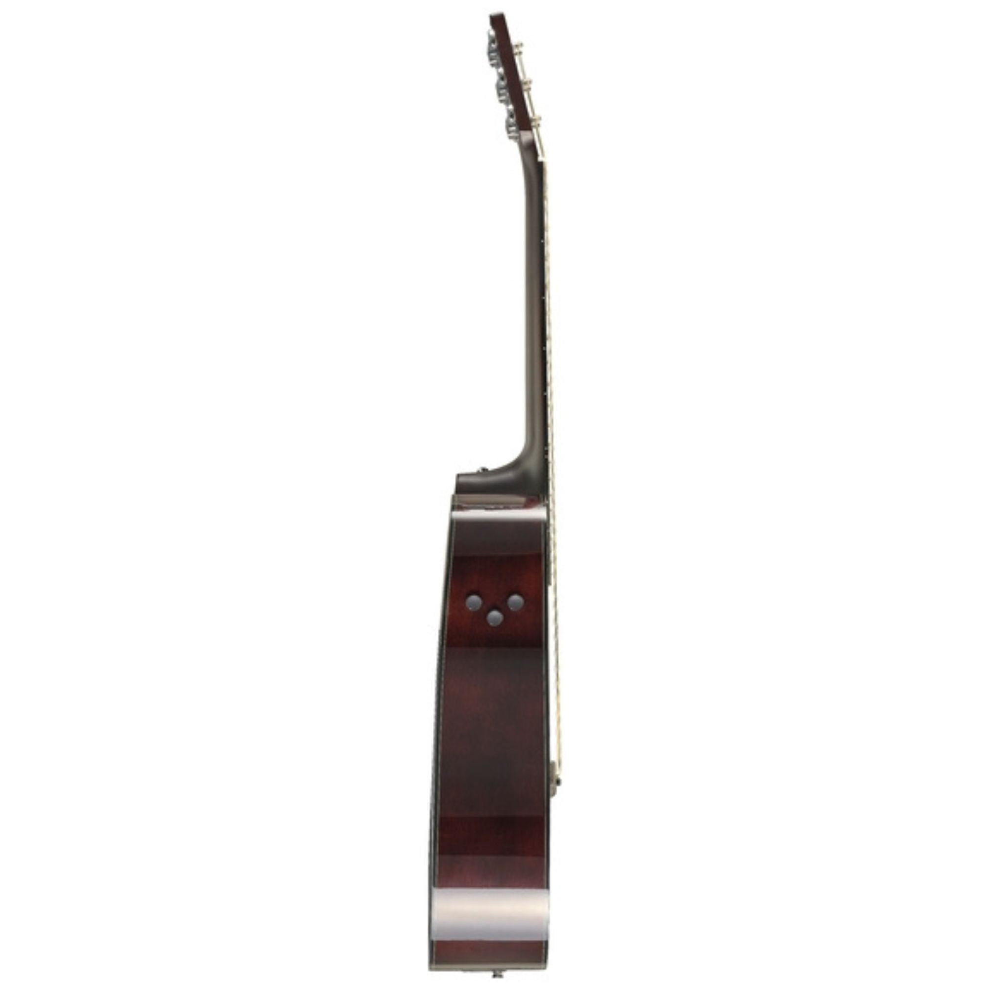 Yamaha TAG1ENT Element Transacoustic acoustic guitar in natural gloss with a polished wood finish and steel strings.