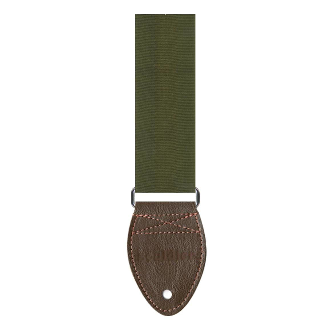 Souldier USA Guitar Strap 2in - Plain Seatbelt Olive