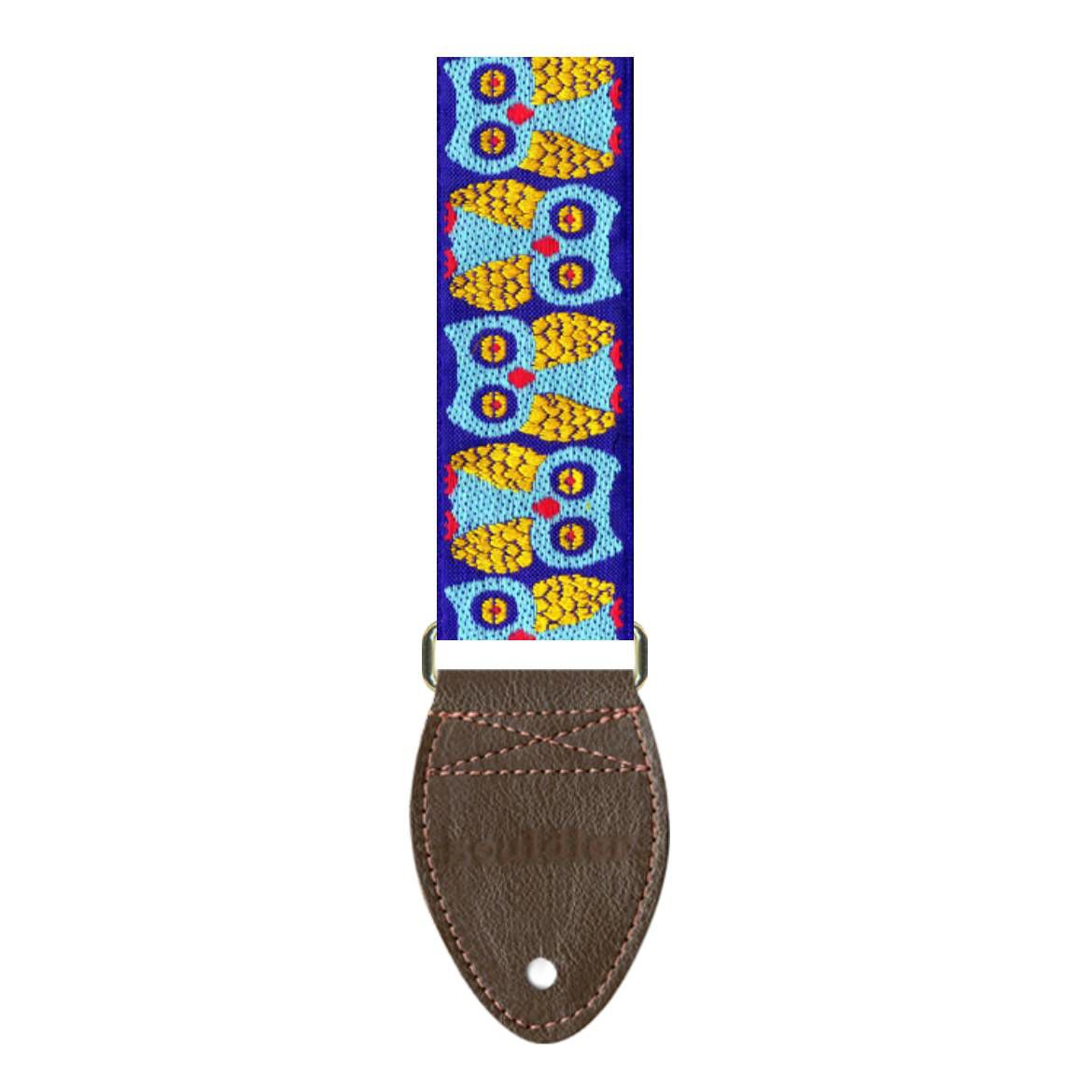 Souldier USA Guitar Strap 2in - Owls Blue