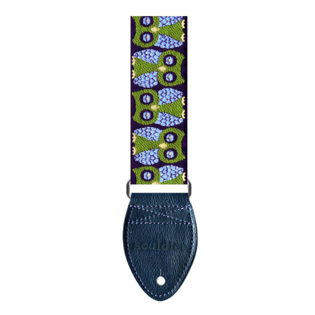 Souldier USA Guitar Strap 2in - Owls Navy