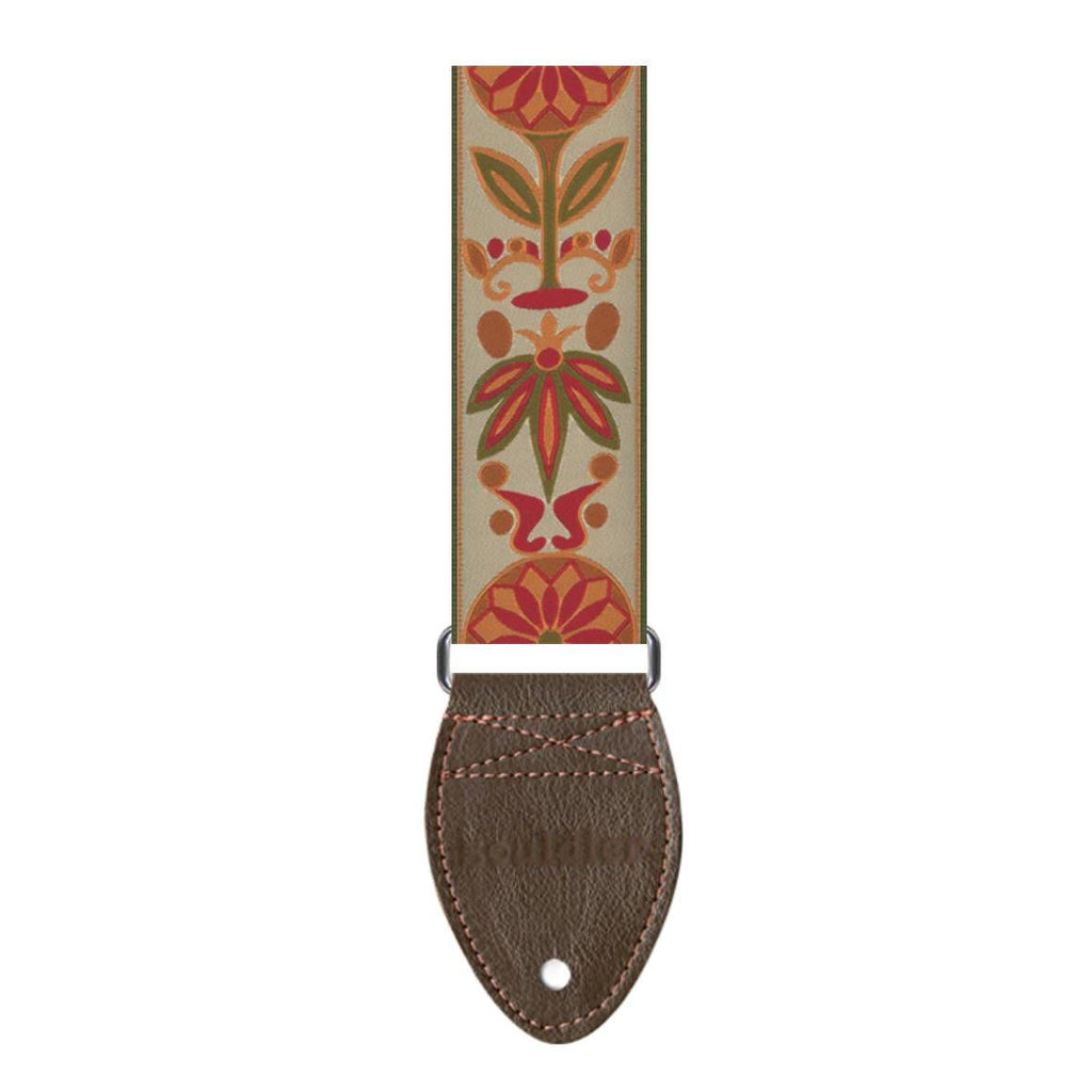 Souldier USA Guitar Strap 2in - Daisy Maroon