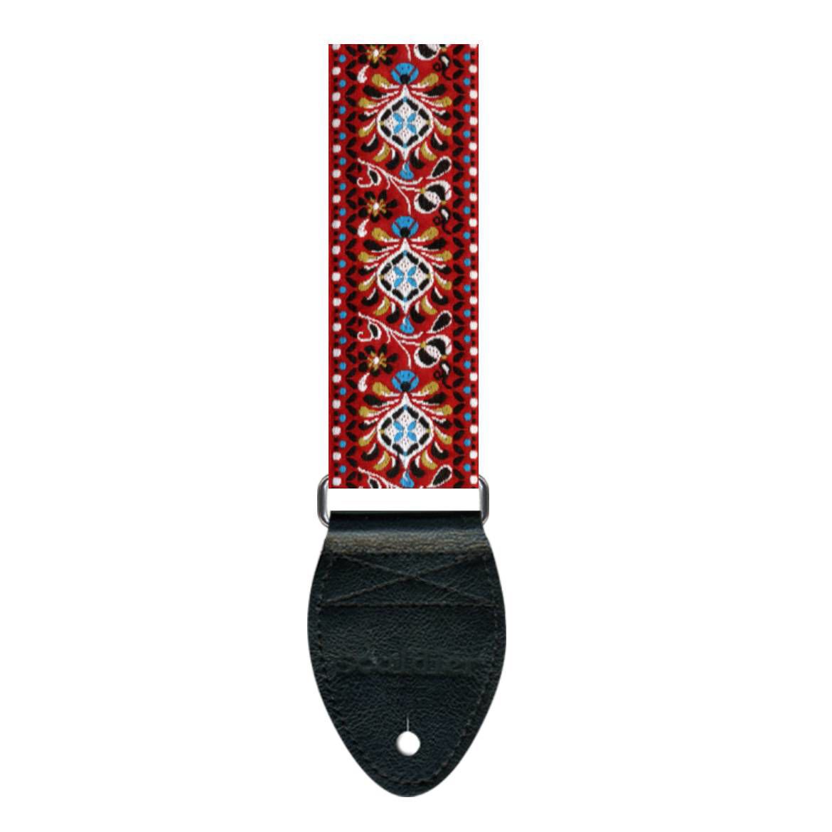 Souldier USA Guitar Strap 2in - Hendrix Red/White