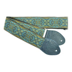 Souldier USA Guitar Strap 2in - Arabesque Turquoise