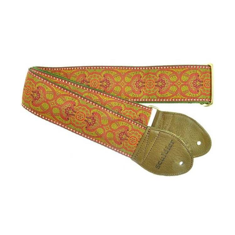 Souldier USA Guitar Strap 2in - Arabesque Red
