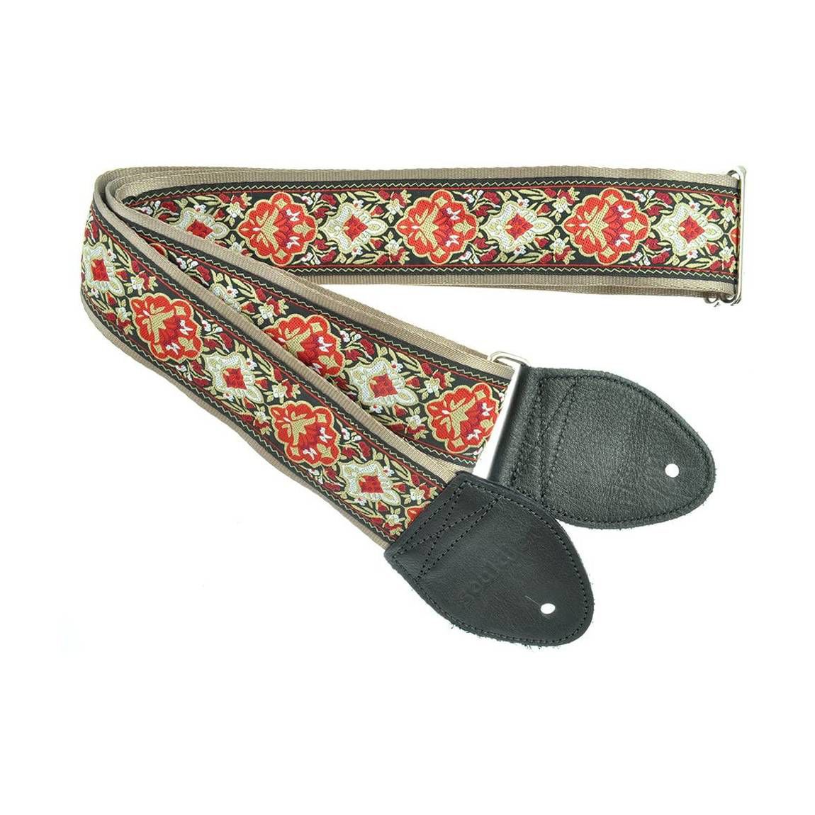 Souldier USA Guitar Strap 1.5in - Vintage Cabernet Burgundy