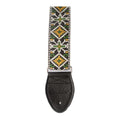 Souldier USA Guitar Strap 2in - San Quentin Cash GD/ WH/ OD on BK Background