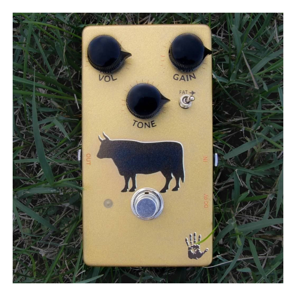 Mojo Hand FX Sacred Cow Golden Overdrive Effects Pedal