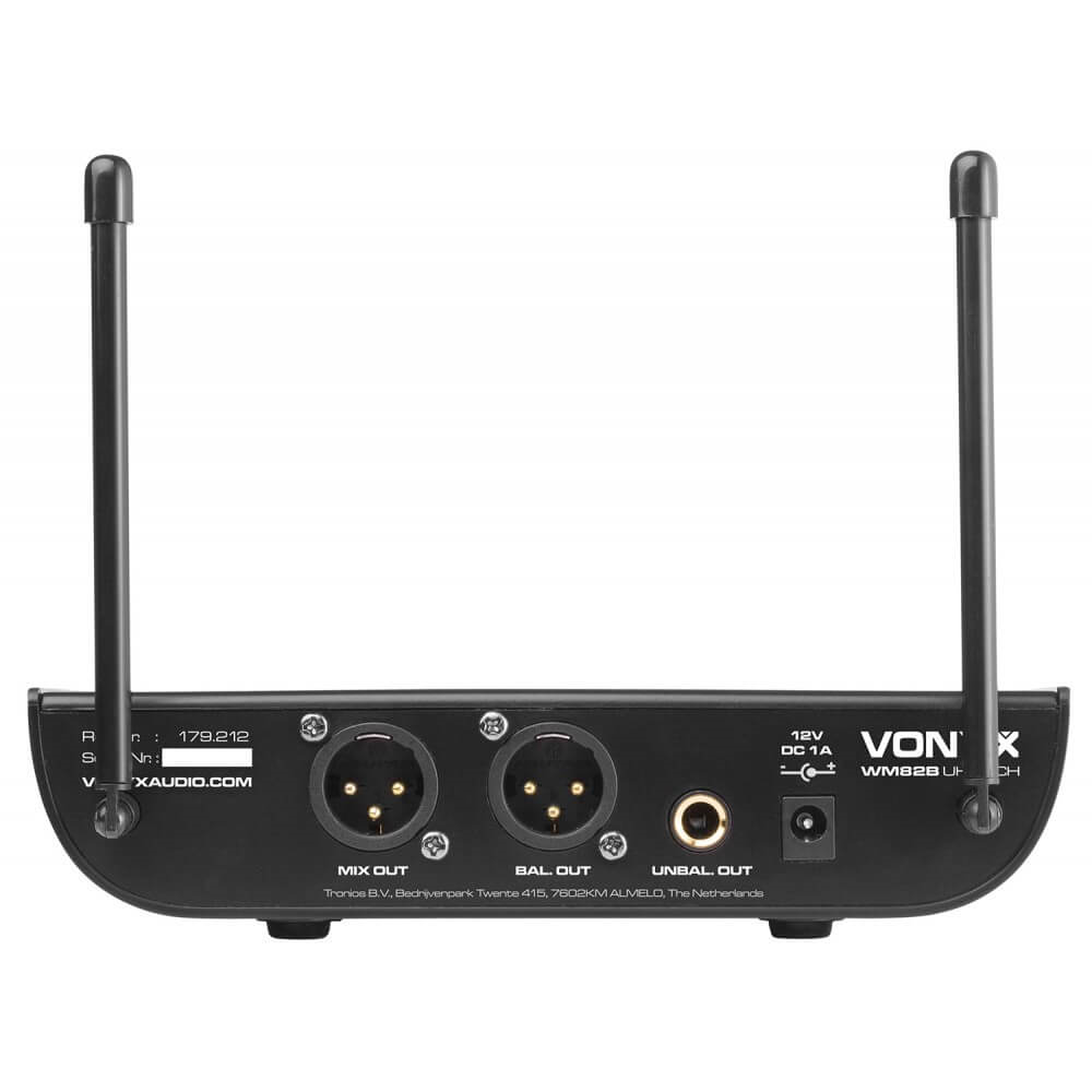 Vonyx Karaoke Bundle with Powered Speakers, Mixer, and Dual Wireless Microphone System