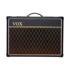 Vox AC15C1X Custom guitar amplifier combo with vintage-style control panel and speaker grille, ideal for electric guitar players