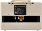 Vox Pathfinder 10 electric guitar amplifier in limited edition cream color with control knobs and speaker grille visible.