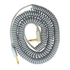 Vox VCC090 Vintage Coiled Guitar Lead in Silver