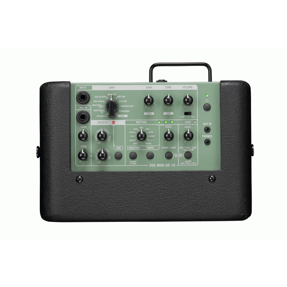 Vox Mini Go 3 Earth Colour Series 10W Portable Amplifier in Olive Green