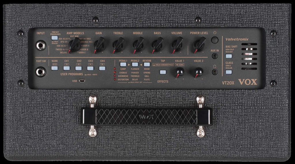 Vox VT20X Combo Guitar Amp - 20 Watts/8inch Speaker