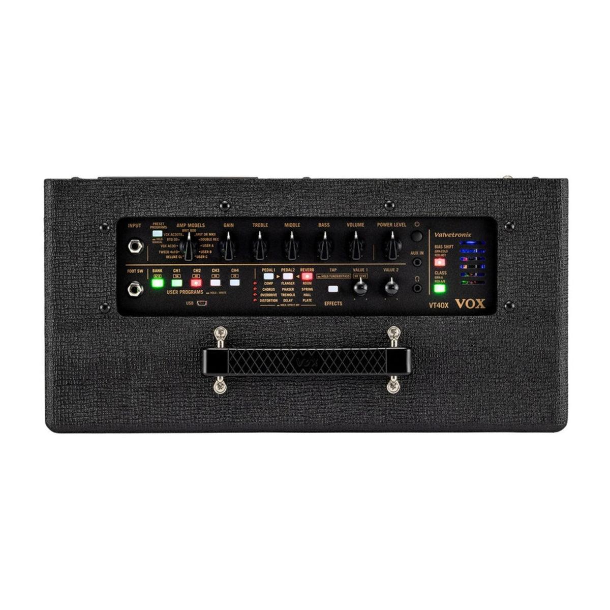 Vox VT40X Valvetronix 40W Guitar Combo Amplifier - Classic Blue