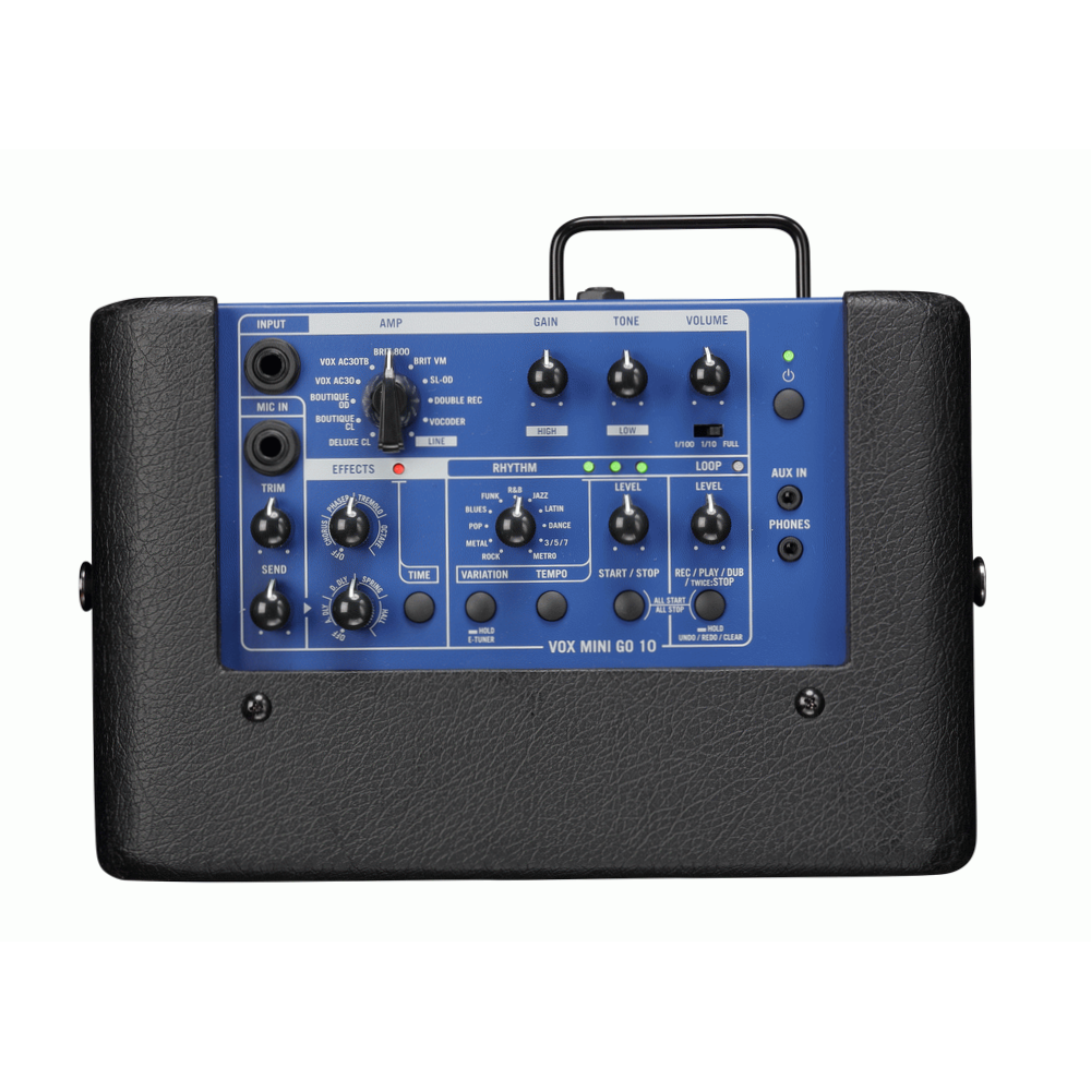 Vox Mini Go 3 Earth Colour Series 10W Portable Amplifier in Iron Blue