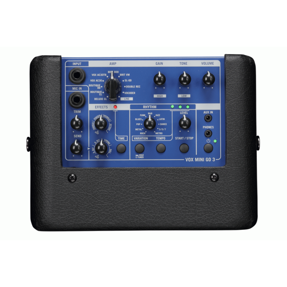 Vox Mini Go 3 Earth Colour Series 3W Portable Amplifier in Iron Blue