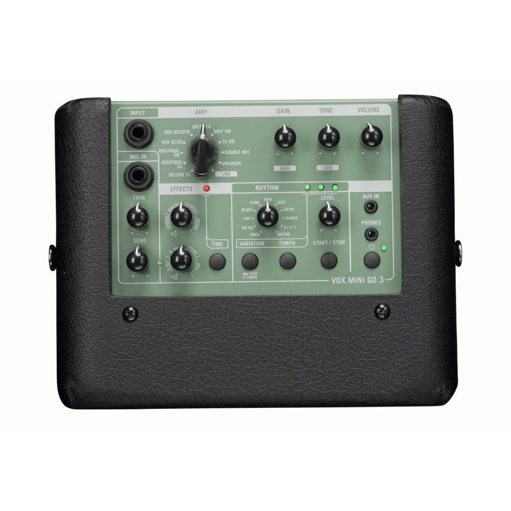 Vox Mini Go 3 Earth Colour Series 3W Portable Amplifier in Olive Green