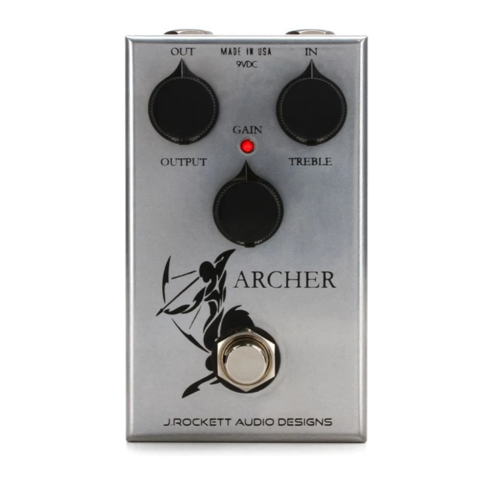 J Rockett Jeff Beck Signature Archer Overdrive Guitar Effects Pedal