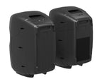 HH VRC-210 Portable PA System 2x500W Bluetooth 6-CH Mixer - Black