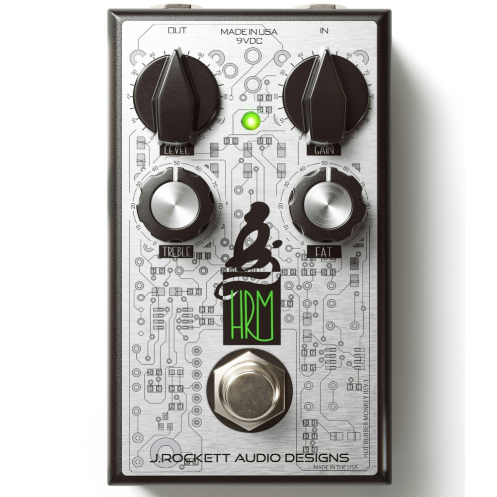 J Rockett Hot Rubber Monkey Overdrive Guitar Effects Pedal