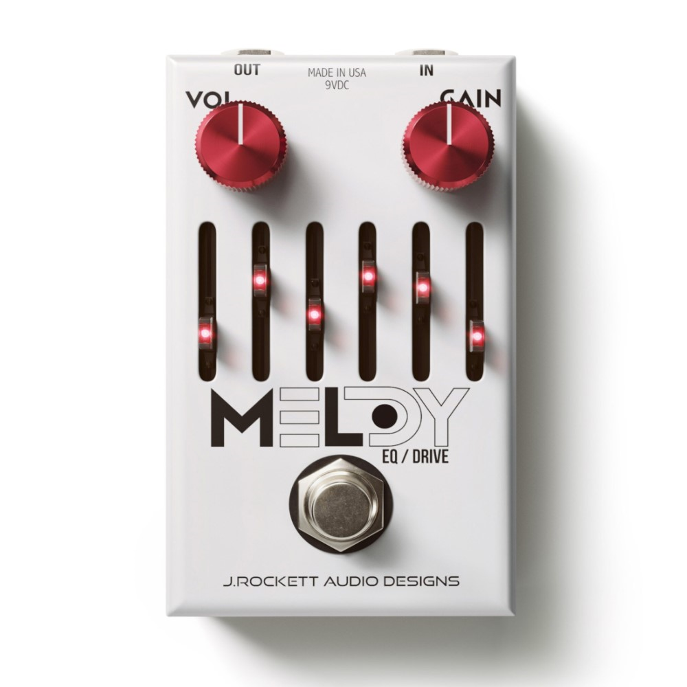 J Rockett Melody Overdrive Pedal with Graphic EQ